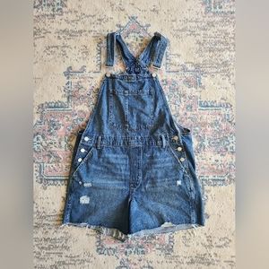 VTG Vintage GAP Blue Denim Jeans Short Overalls